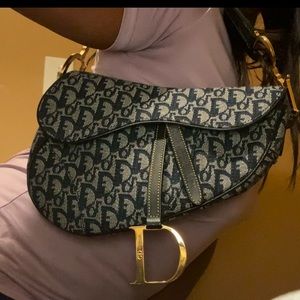 Authentic Christian Dior saddle bag